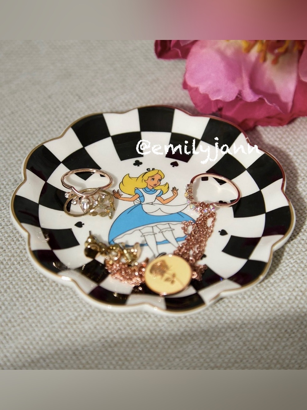 Alice in Wonderland♠️Trinket Tray